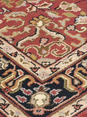 Susan Hand-knotted Wool Persian Rug - Red