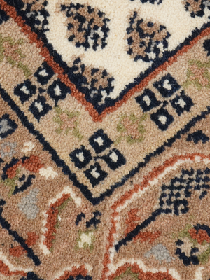 Briony Hand-knotted Wool Persian Rug - Blue