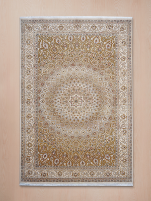 Lisha Hand-knotted Wool Persian Rug - Beige