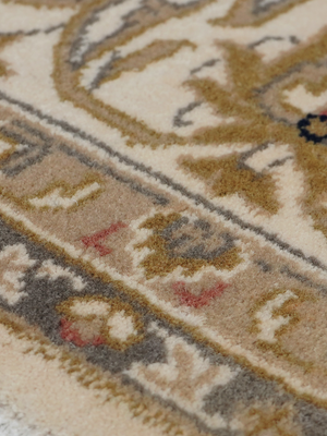 Lisha Hand-knotted Wool Persian Rug - Beige
