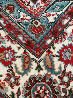 Rhianne Hand-knotted Wool Persian Rug - Blue