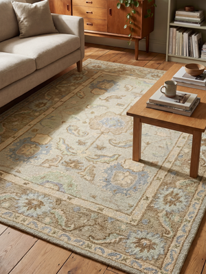 Callum Hand-tufted Wool Persian Rug - Blue