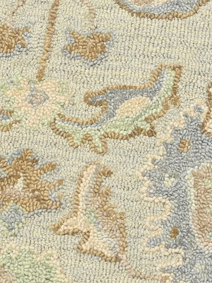 Callum Hand-tufted Wool Persian Rug - Blue