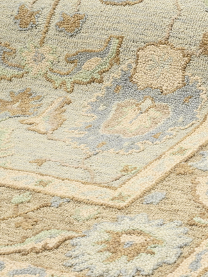 Callum Hand-tufted Wool Persian Rug - Blue