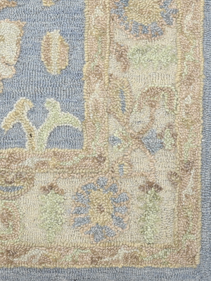 Nahid Hand-tufted Wool Persian Rug - Blue