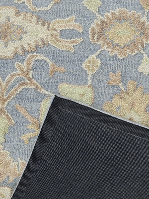 Nahid Hand-tufted Wool Persian Rug - Blue