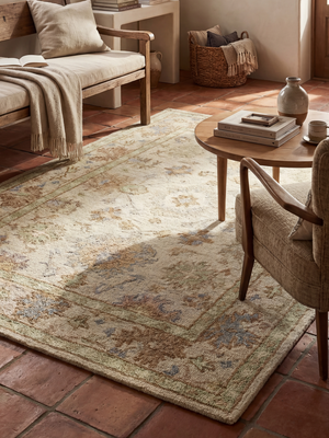 Zakir Hand-tufted Wool Persian Rug - Blue