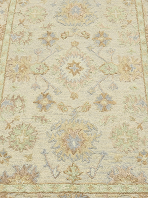 Zakir Hand-tufted Wool Persian Rug - Blue