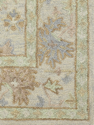 Zakir Hand-tufted Wool Persian Rug - Blue