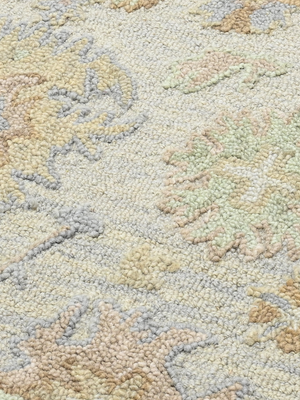 Zakir Hand-tufted Wool Persian Rug - Blue