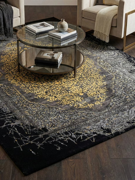 Nauheed Hand-knotted Bamboo Silk & Wool Rug