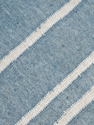Lyra Hand-woven Indoor-Outdoor Geometric Rug - Blue