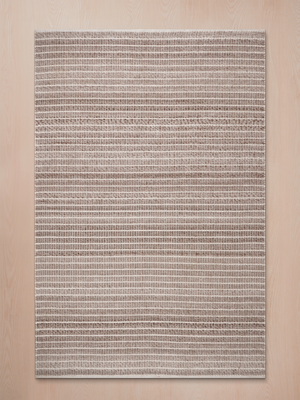 Joanne Hand-woven Indoor-Outdoor Striped Rug - Beige