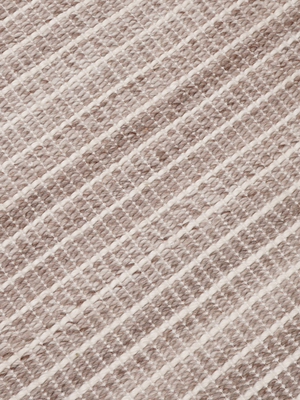 Joanne Hand-woven Indoor-Outdoor Striped Rug - Beige