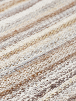 Fiona Hand-woven Indoor-Outdoor Striped Rug - Beige