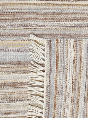 Fiona Hand-woven Indoor-Outdoor Striped Rug - Beige