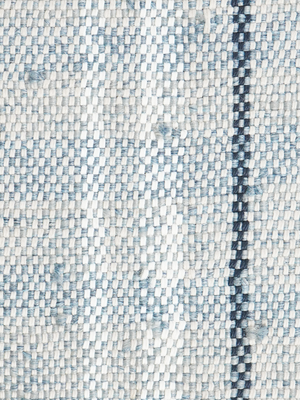 Camila Hand-woven Indoor-Outdoor Striped Rug - Blue
