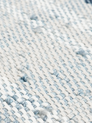 Camila Hand-woven Indoor-Outdoor Striped Rug - Blue