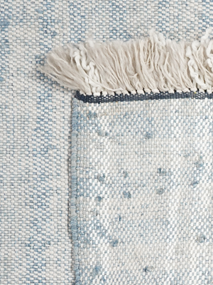 Camila Hand-woven Indoor-Outdoor Striped Rug - Blue