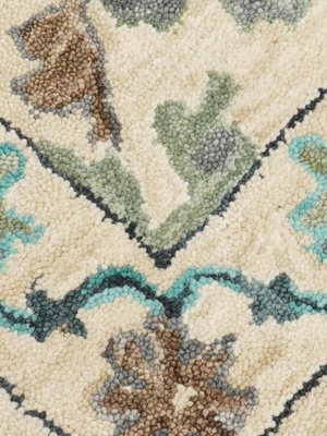 Justin Hand-tufted Wool Persian Rug - Cream