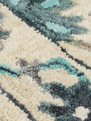 Justin Hand-tufted Wool Persian Rug - Cream