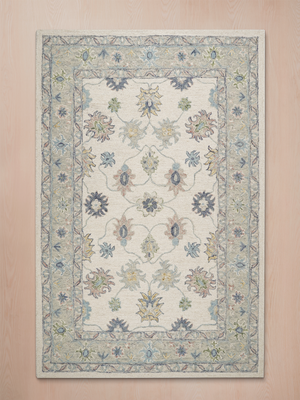 Dilay Hand-tufted Wool Persian Rug - Ivory