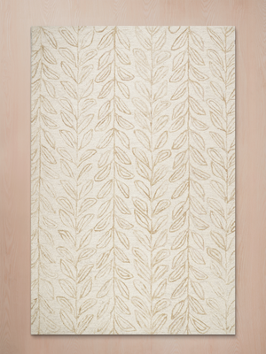Yoan Hand-tufted Wool Floral Rug - Beige