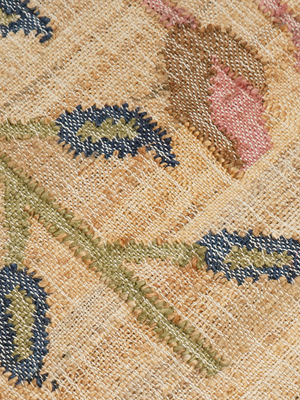 Sabina Hand-woven Jute Floral Rug - Brown