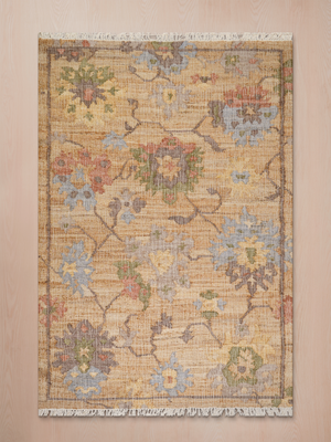 Shimae Hand-woven Jute Persian Rug - Brown