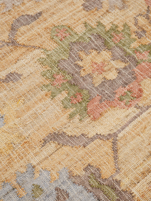 Shimae Hand-woven Jute Persian Rug - Brown