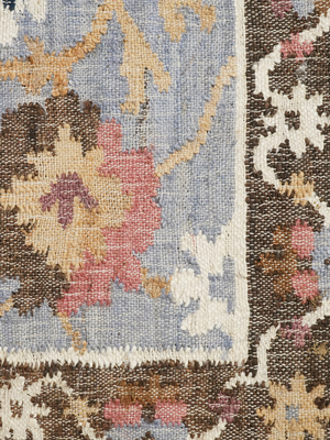 Elisha Hand-woven Jute Persian Rug - Blue