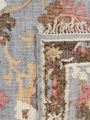 Elisha Hand-woven Jute Persian Rug - Blue