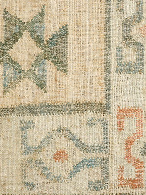 June Hand-woven Jute Geometric Rug - Natural