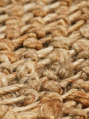 Swann Hand-woven Jute Rug - Natural