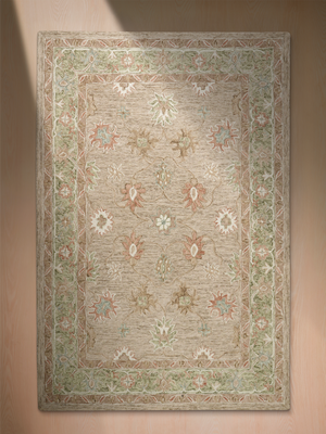 Charley Hand-tufted Wool Rug - Beige