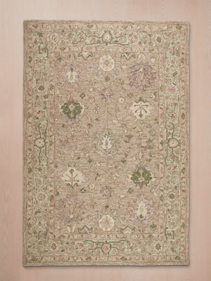 Genia Hand-tufted Wool Rug - Brown