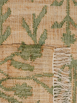 Olive Bliss Hand-woven Jute Rug - Olive Green