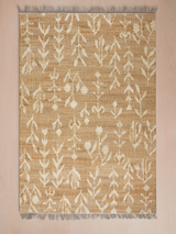 Olive Bliss Hand-woven Jute Rug - Ivory