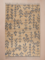 Olive Bliss Hand-woven Jute Rug - Navy