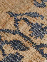 Olive Bliss Hand-woven Jute Rug - Navy
