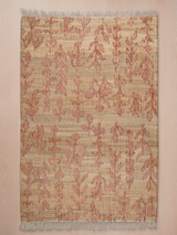 Olive Bliss Hand-woven Jute Rug - Pink