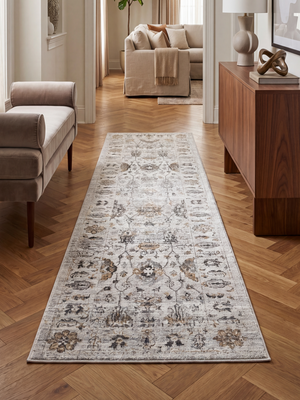 Nuvara Wool-Viscose Handloom Rug - Grey
