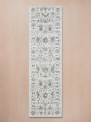 Nuvara Wool-Viscose Handloom Rug - Grey