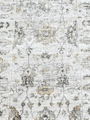 Nuvara Wool-Viscose Handloom Rug - Grey
