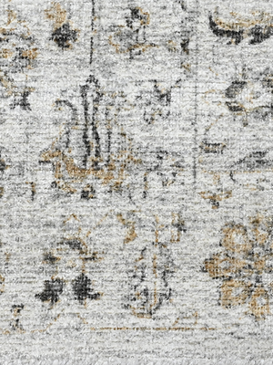 Nuvara Wool-Viscose Handloom Rug - Grey