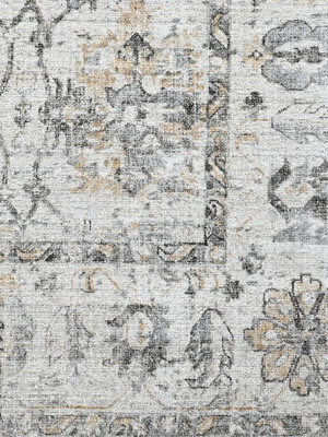 Nuvara Wool-Viscose Handloom Rug - Grey