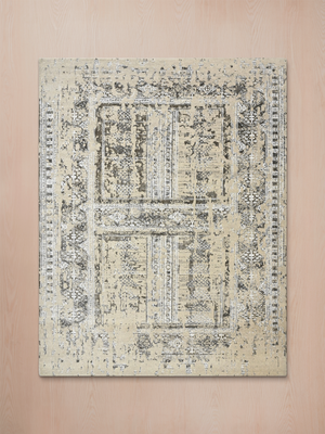 Vaari Wool & Bamboo Silk Hand-Knotted Rug - Beige