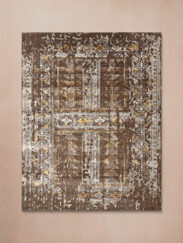 Kaelis Hand-knotted Wool & Bamboo Silk Rug