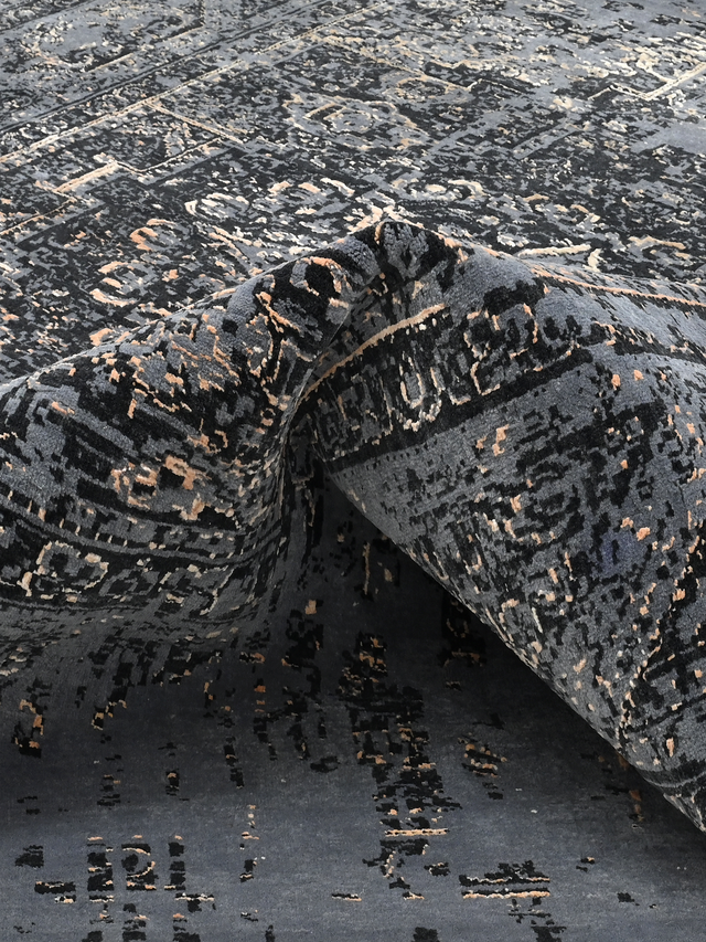 Orvyn Hand-knotted Wool & Bamboo Silk Rug