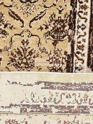 Thalen Hand-knotted Wool & Bamboo Silk Rug - Beige